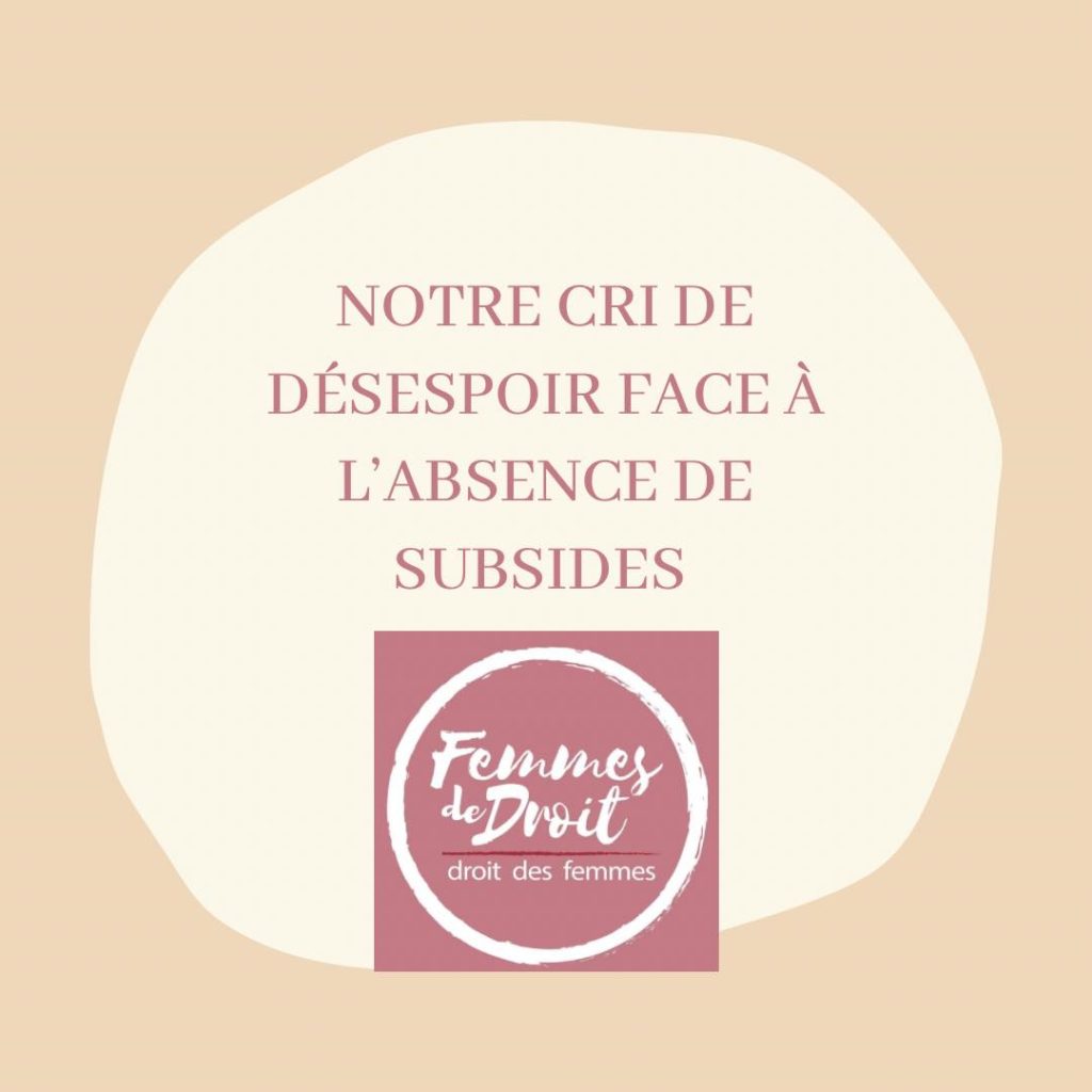 Notre survie financière est en danger…